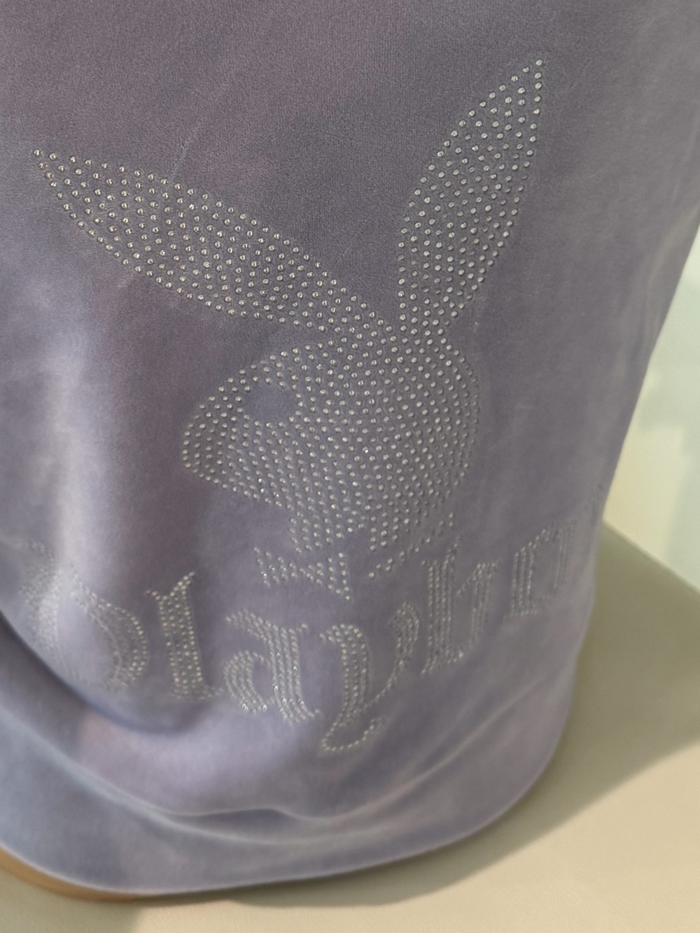 PLAYBOY Lavender Velour Hoodie & Joggers Set - Picture 4 of 6